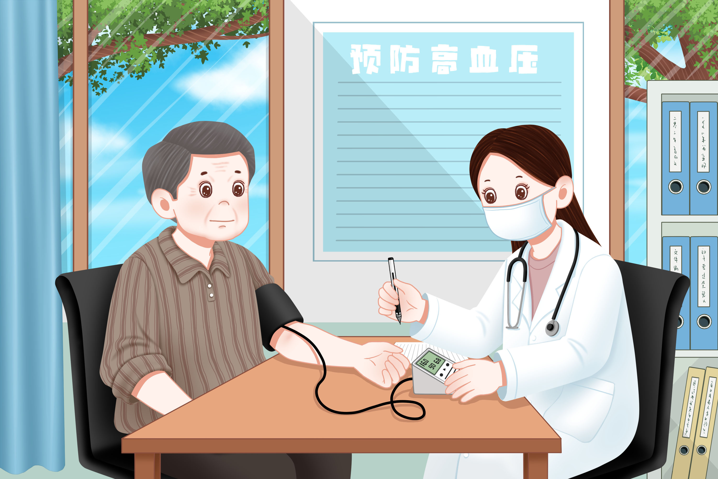 血压太高，可能引发心血管病